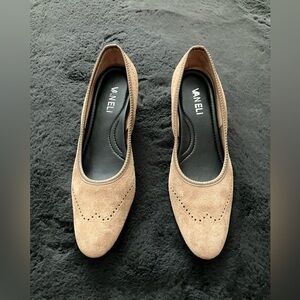 Vaneli Women's Tan Suede Shoes